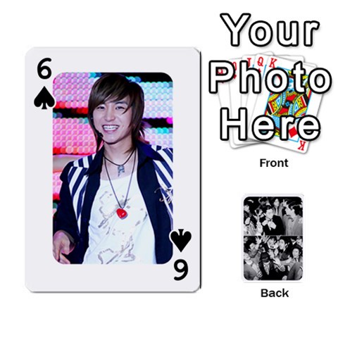 Suju Playing Cards By Mia Story Front - Spade6