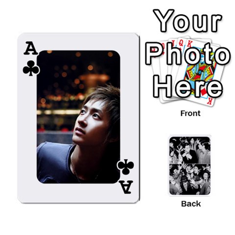 Ace Suju Playing Cards By Mia Story Front - ClubA