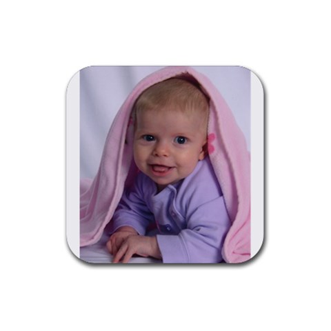 K  With Blanket On Her Head Coaster By Jen Front