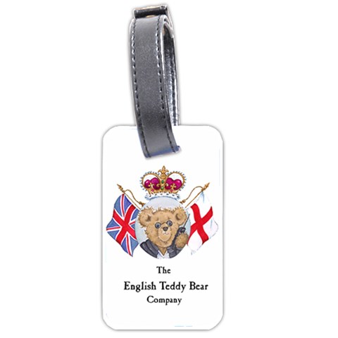 English Teddy Bear Bag Tag By Anton Anderssen Back