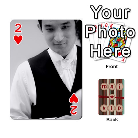 Playcard By Vipavee Ningsanond Front - Heart2