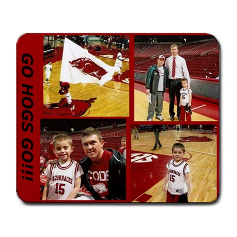 Hog Mousepad By Stephanie Benoit Langston 9.25 x7.75  Mousepad - 1