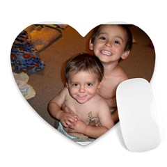 my boys are my heart - Heart Mousepad