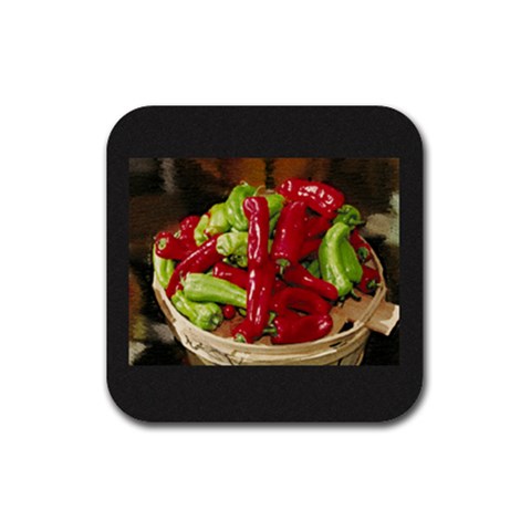 Chili Peppers Coasters By Anne Frey Front