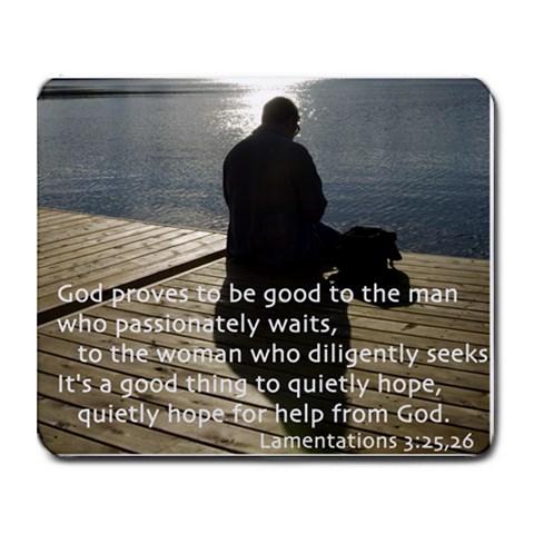 Patient Man 3 By Conni Ernst 9.25 x7.75  Mousepad - 1