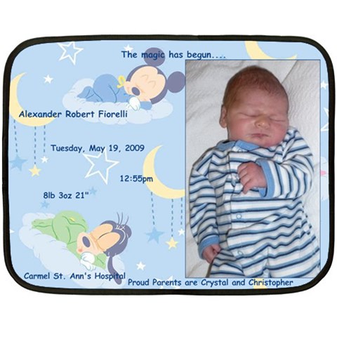 Alex s Blanket By Anna Marie 35 x27  Blanket