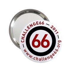 Challenge66 Charity Handbag Mirror www.challenge66.org - 2.25  Handbag Mirror