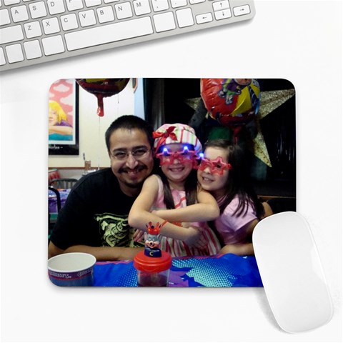 Luis & Girls   Chucke Mouse Pad By Julie Rodriguez Front