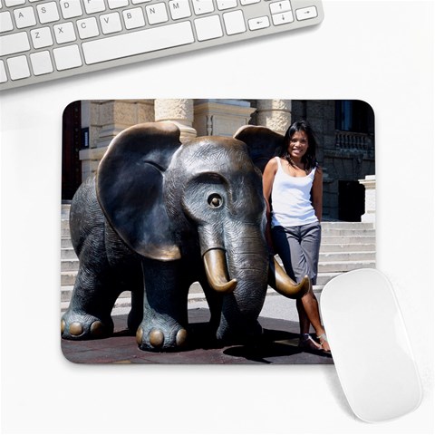 Mousepad Elephant Souri By Andreas 9.25 x7.75  Mousepad - 1