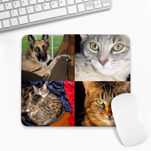 Poling Animals By Lori 9.25 x7.75  Mousepad - 1