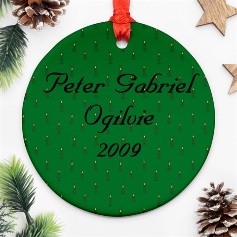 Peter Ornament 2009 By Sharon Back