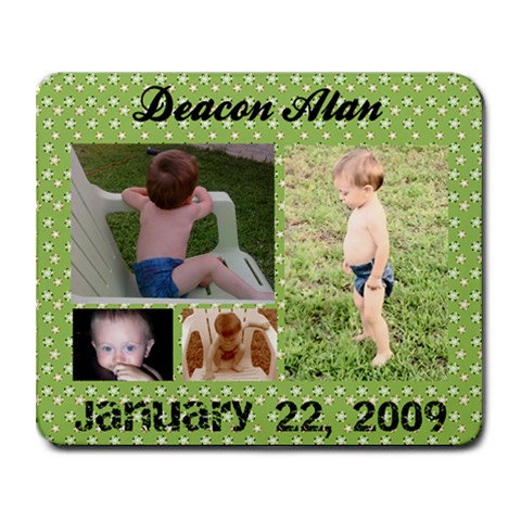 Deacon Mousepad By Paula Hidalgo 9.25 x7.75  Mousepad - 1