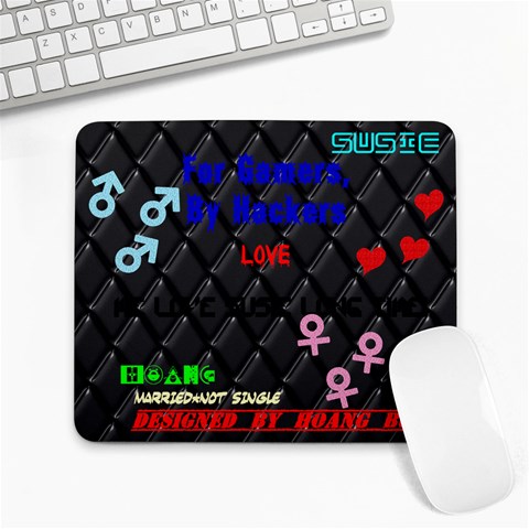 Hls   Hoang Love Susie By Hoang Bui 9.25 x7.75  Mousepad - 1