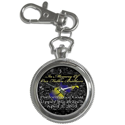 Coal Miner s Memorial Key Chain Watch By Jessica Pelfrey Front