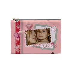 pink bag - Cosmetic Bag (Medium)