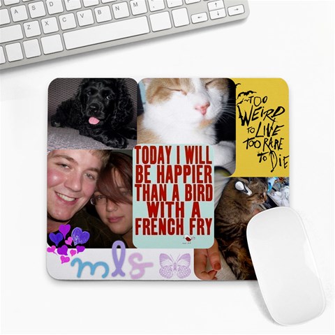 Life <3 By Megan Sherbo 9.25 x7.75  Mousepad - 1