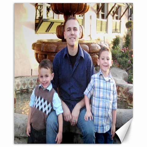 Shaun & Boys 8x10 By Calli Miller 8.15 x9.66  Canvas - 1