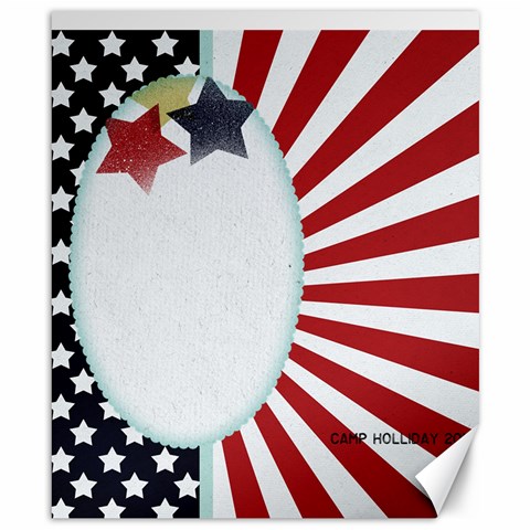 Military Paper By Linda Larsen 8.15 x9.66  Canvas - 1