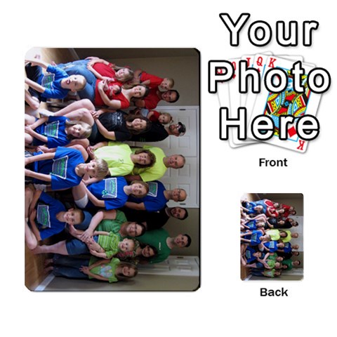 Grandkids Playing Cards By Kathy Rayhons Back