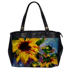 Single Sunflower - Oversize Office Handbag