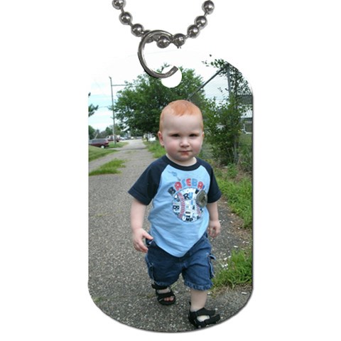 Dogtag Of Our Timmy Walking! By Ashley Davis Front