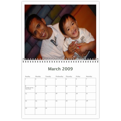 Calendar 2009 By Aileen Mar 2009