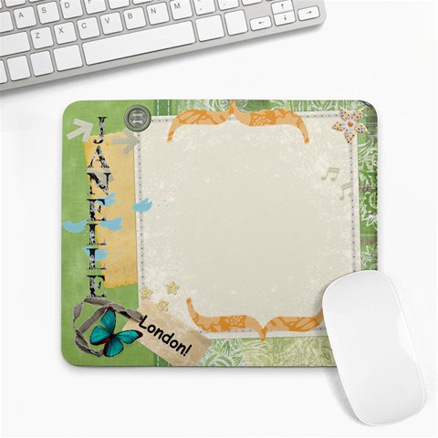 Janelle Study Abroad By Janelle Barrera 9.25 x7.75  Mousepad - 1