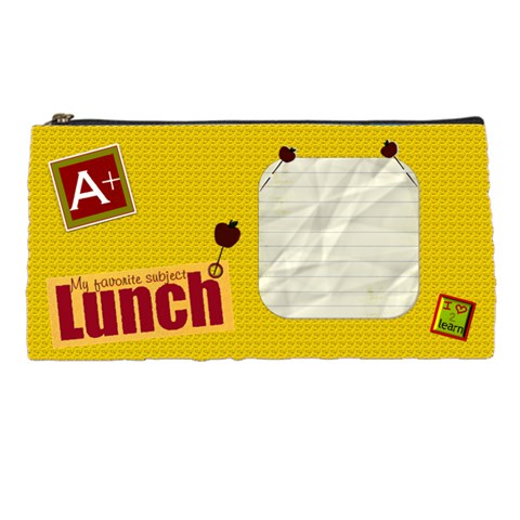 School Pouch By Danielle Christiansen Front