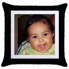 Throw Pillow Case (Black)