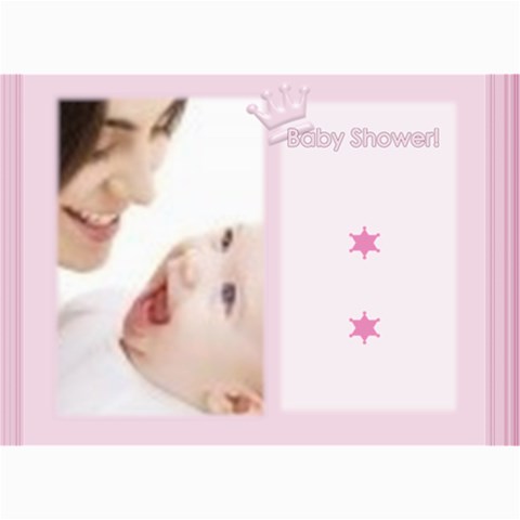 Baby Card By Joely 7 x5  Photo Card - 1