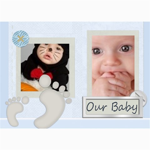 Baby Card By Joely 7 x5  Photo Card - 2