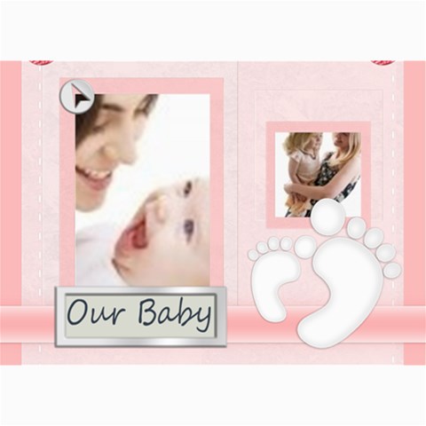 Baby Card By Joely 7 x5  Photo Card - 1