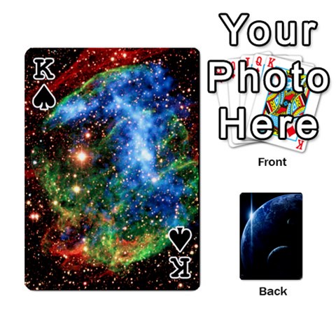 King Space Cards By Krista Front - SpadeK