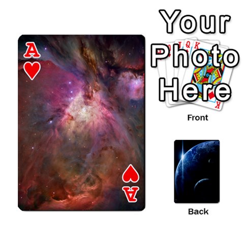 Ace Space Cards By Krista Front - HeartA