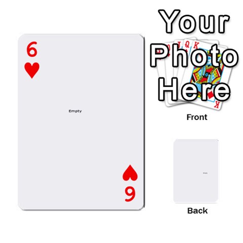 Family Photo Playing Cards By Nicole Hendricks Front - Heart6