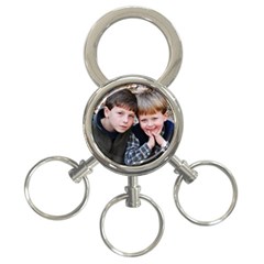 keychain with Ethan and Jacob - 3-Ring Key Chain
