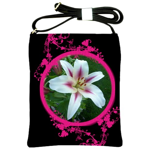 Funky Fuschia Sling Bag By Catvinnat Front