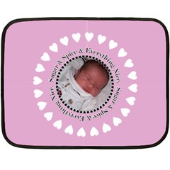 Baby Girl Blanket - Mini (4 styles) - Fleece Blanket (Mini)