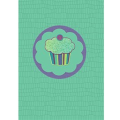 Cupcake Birthday Invitation 2 5x7 Greeting Card