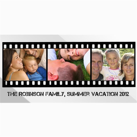 Filmstrip 3 Photos Cards By Angela 8 x4  Photo Card - 2