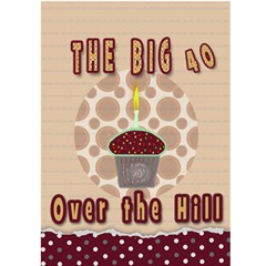 40th Birthday Card- Over The Hill