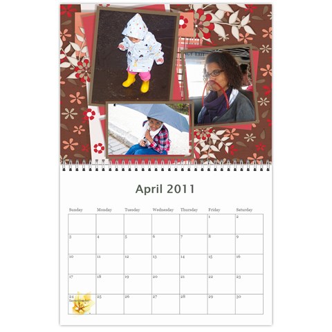 Calendar 2011 For Marcellins By Elizabeth Marcellin Apr 2011