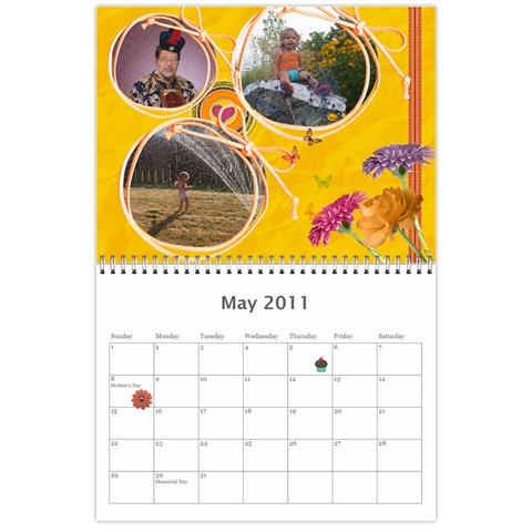 Calendar 2011 For Marcellins By Elizabeth Marcellin May 2011