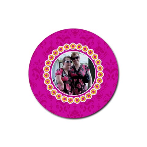 Pink Lemonade Round Coasters By Klh Front