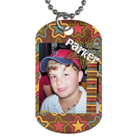 Parker Dog Tag By Beth Bryson Front