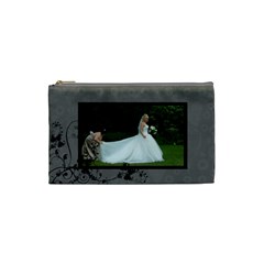 Bridal Cosmetic Bag almost black (7 styles) - Cosmetic Bag (Small)