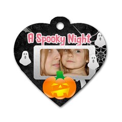 halloween tag - Dog Tag Heart (Two Sides)