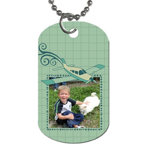 Airplane Dog Tags By Klh Back