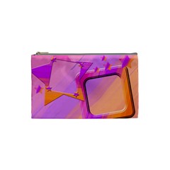 pink & orange stars - Cosmetic Bag (Small)
