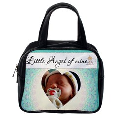 Little Angel of Mine Blue Bag - Classic Handbag (One Side)